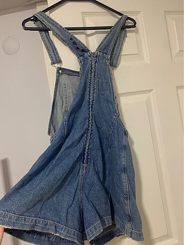 s Beden mavi Renk Zara trf denim vintage şort etekli small beden salopet