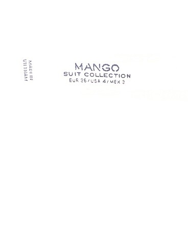 36 Beden beyaz Renk Mango Kumaş Pantolon %70 İndirimli.
