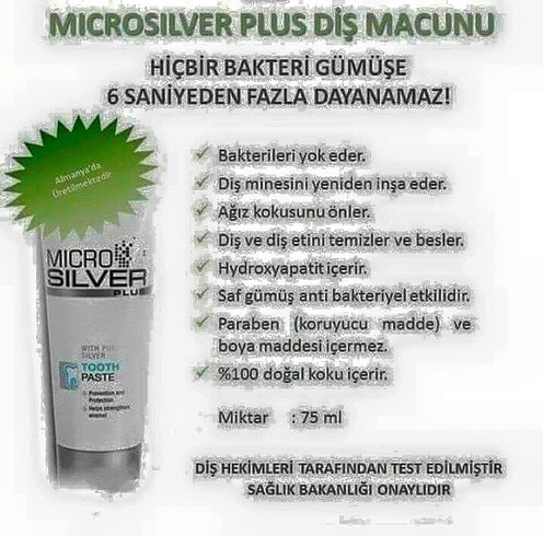  Beden LR Micro Silver Diş Macunu