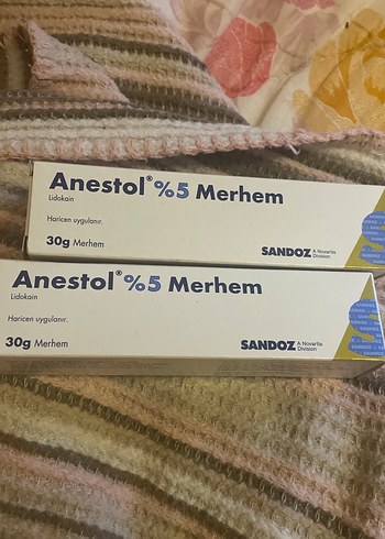 Anestol %5 Merhem 30g - Lidokain İçerir - Görsel 2