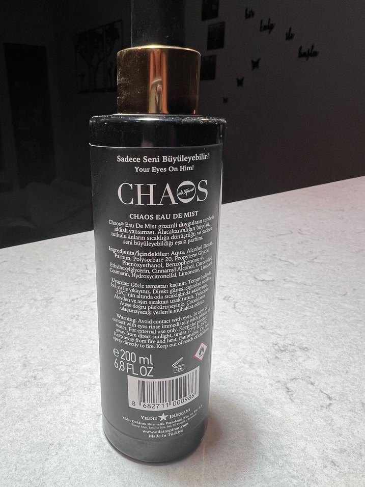 HAOS Pour Homme Siyah Parfüm eda taspinar - Görsel 2