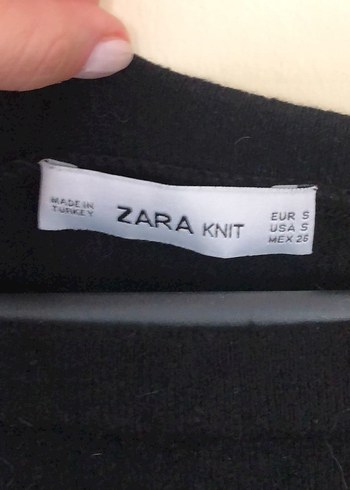 Kadın Siyah Örgü Uzun Kollu Bluz - Görsel 4