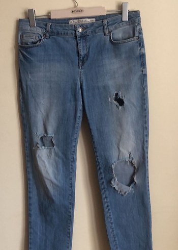 Rahat Kesim Kadın Midi Jean - Görsel 2