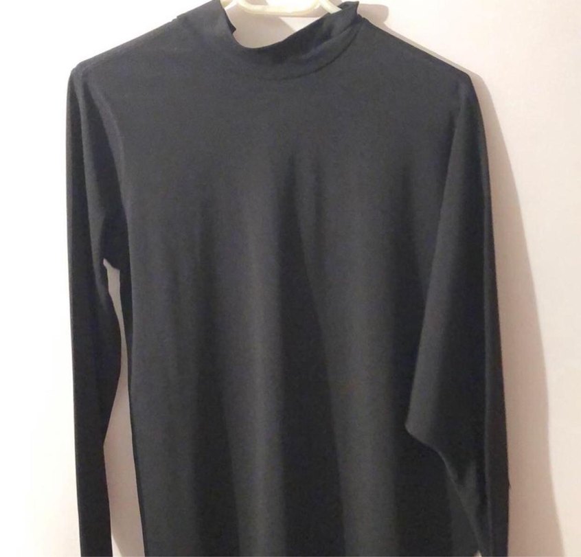 Siyah Uzun Kollu Midi Tunik - Görsel 4