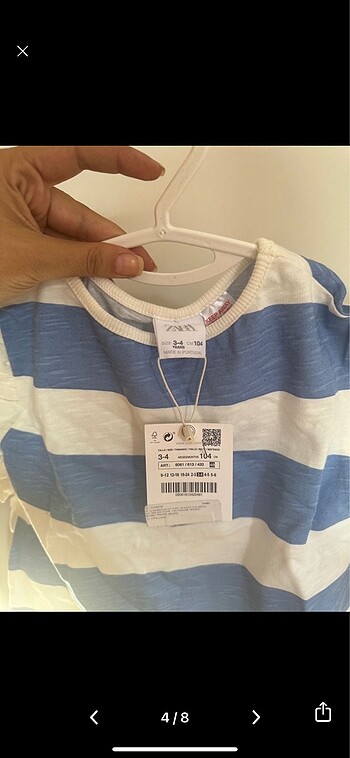 24-36 Ay Beden çeşitli Renk Zara alt üst takım