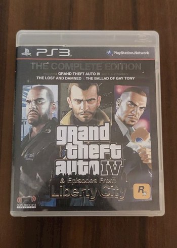 Grand Theft Auto IV Komple Set PS3 Oyunu