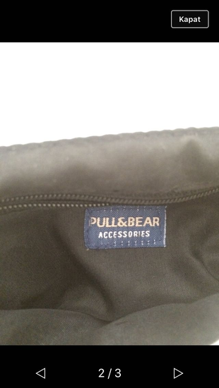 Pull and Bear PULL&BEAR; Beyaz Deri Çanta