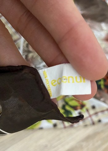 Diğer Bohem Tarz Kahverengi Drapeli Kadın eşarp