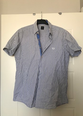 Gri Kısa Kollu Regular Fit Erkek Gömlek