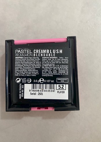 Pastel Pembe Krem Allık - Görsel 2