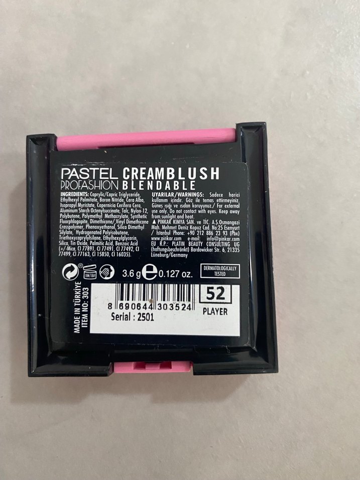 Pastel Pembe Krem Allık - Görsel 2