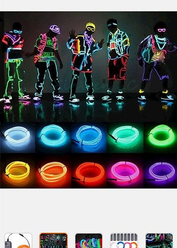 Renkli LED Neon Işık Kabloları ve Kontrol Ünitesi - Görsel 3