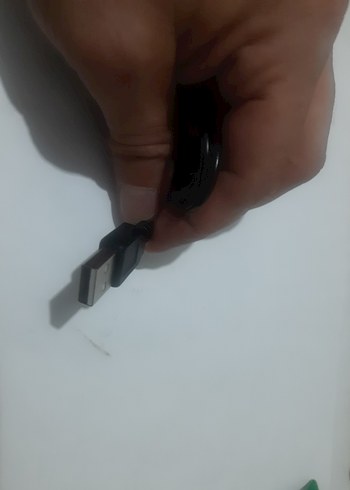 Siyah USB laptop tablet şarj kablosu - Görsel 4