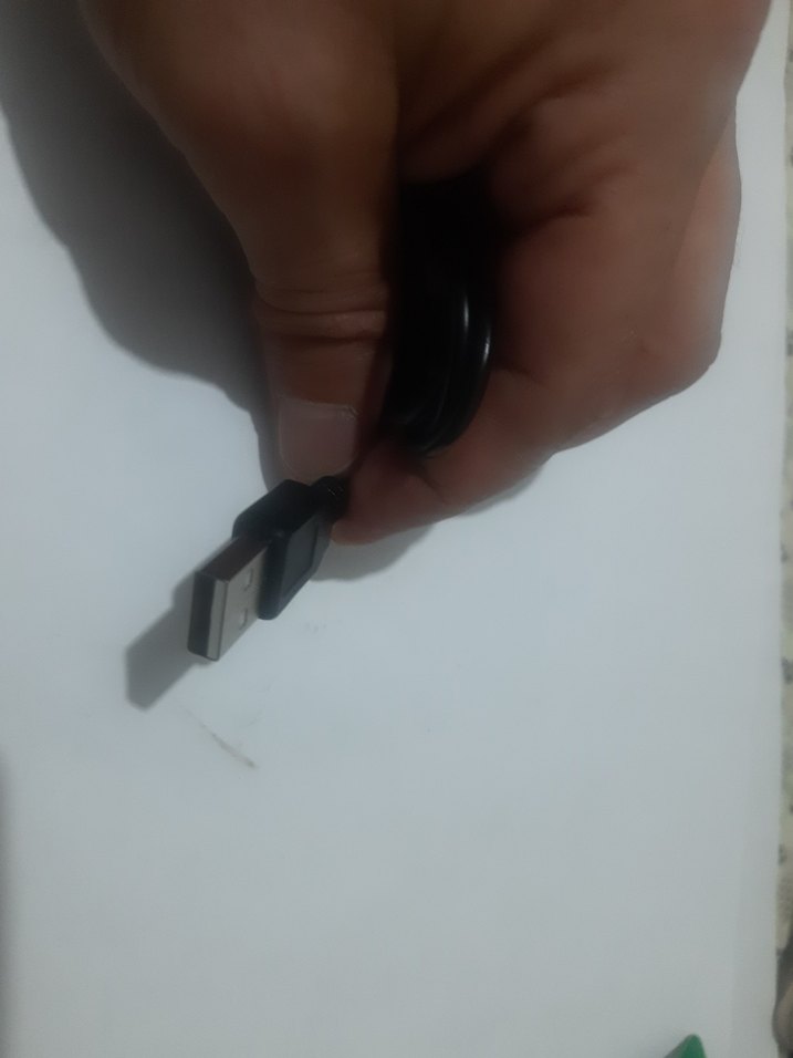 Siyah USB laptop tablet şarj kablosu - Görsel 4