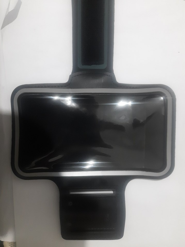 Gri Beyaz Bantlı Biker Telefon Kılıfı - Görsel 4