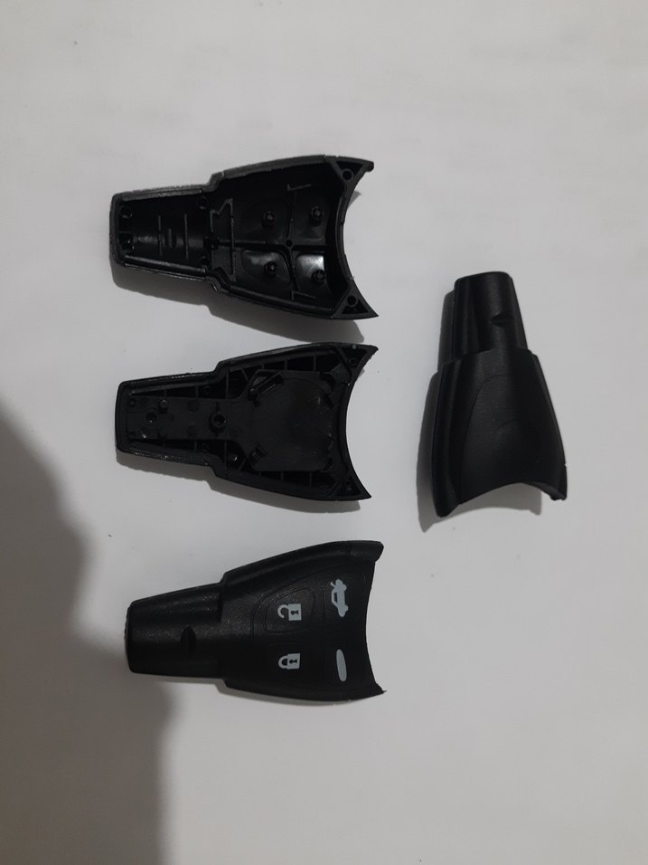 Siyah Biker Stil Anahtarlık Kılıfı - Görsel 4