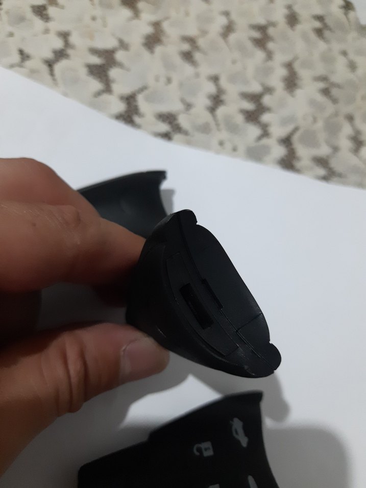 Siyah Biker Stil Anahtarlık Kılıfı - Görsel 3