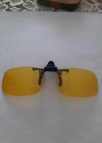 Sarı Tokalı Minimalist Kadın Gözlüğü - Görsel 5