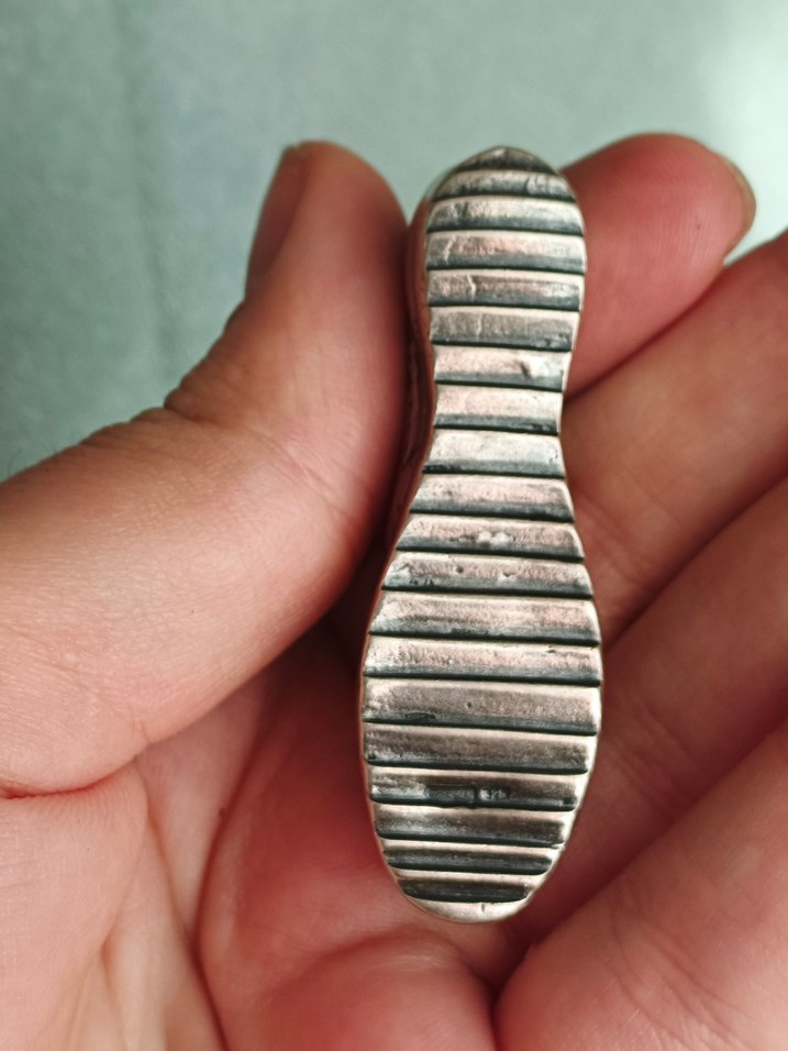 925 ayar gümüş ayakkabı obje - Görsel 3