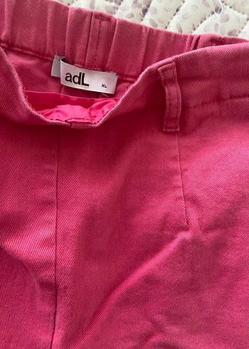 Pembe Kadın Midi Pamuk Pantolon - Görsel 5