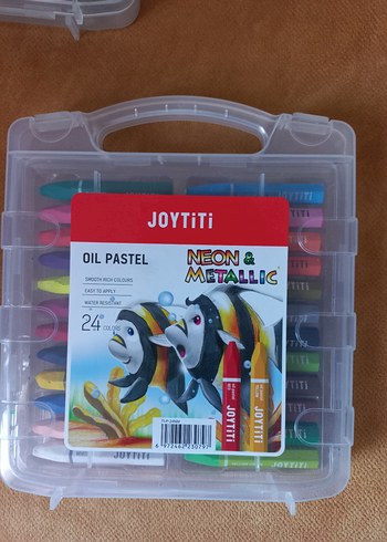 24 Renk Pastel Boya Seti JOYTiTi Neon & Metalik