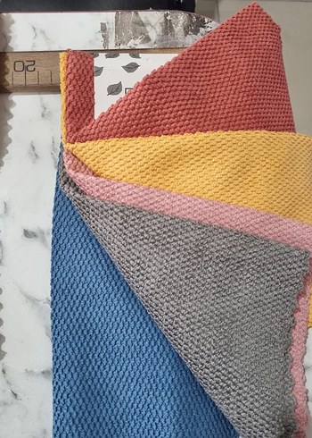 Çok Renkli Desenli temizlik bezi - Görsel 5