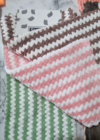 Çok Renkli Desenli temizlik bezi - Görsel 8