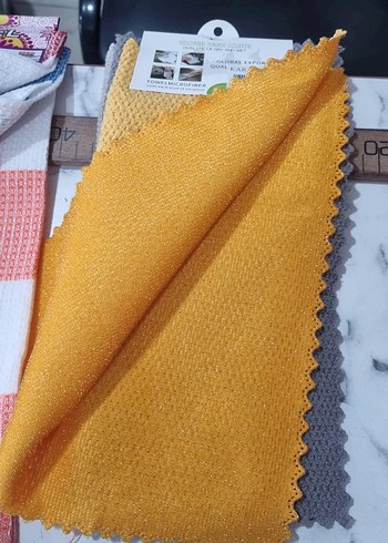 Çok Renkli Desenli temizlik bezi - Görsel 6