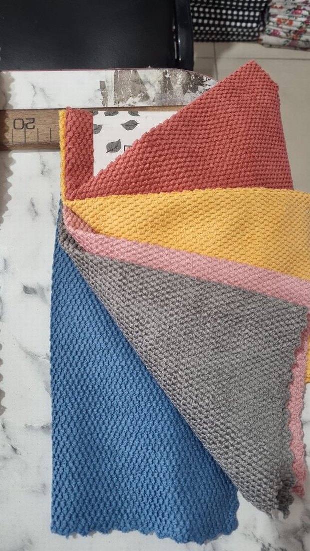 Çok Renkli Desenli temizlik bezi - Görsel 5