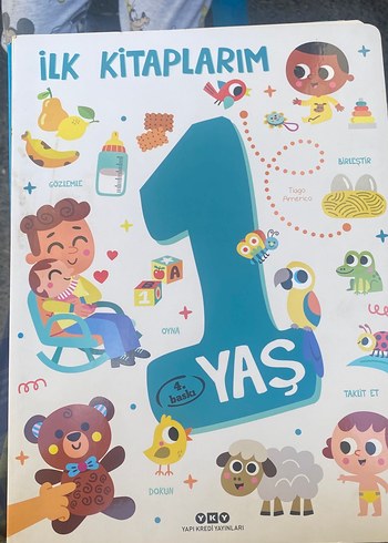 1 Yaş İlk Kitaplarım Çocuk Kitabı