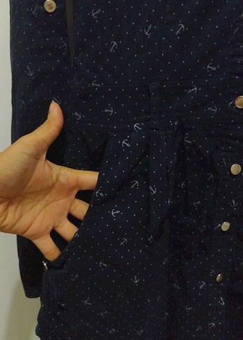 Zara Düğmeli Desenli gömlek