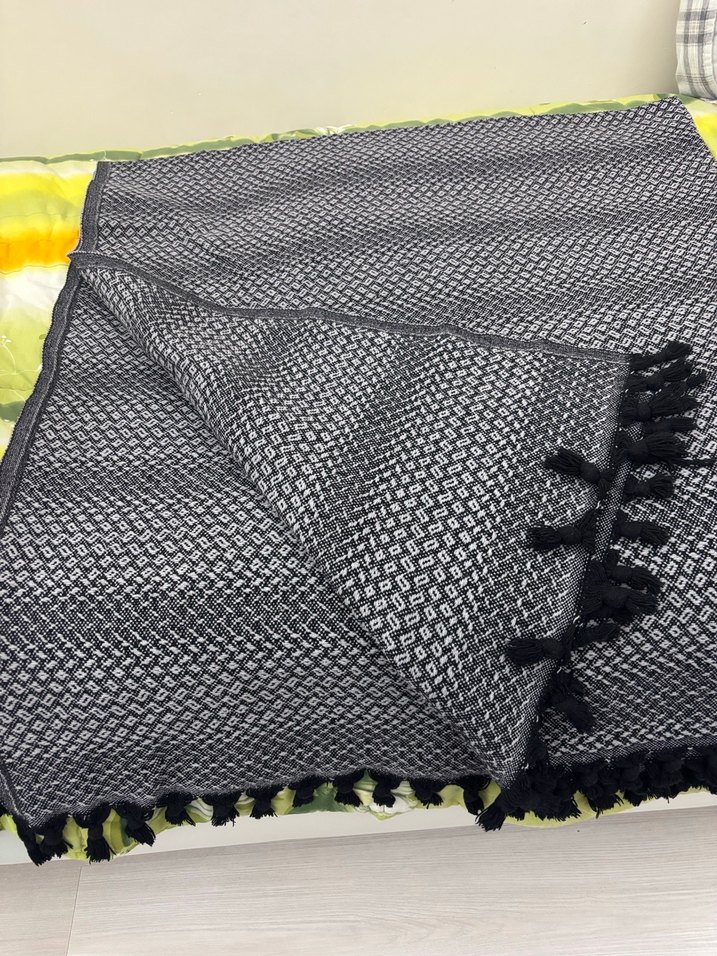 Karaca çift kişilik yatak örtüsü/pike - Görsel 2