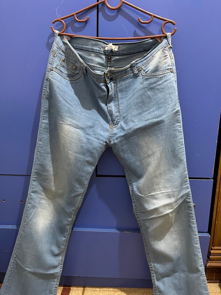 Kadın Mavi Renk Kot Pantolon - Görsel 2