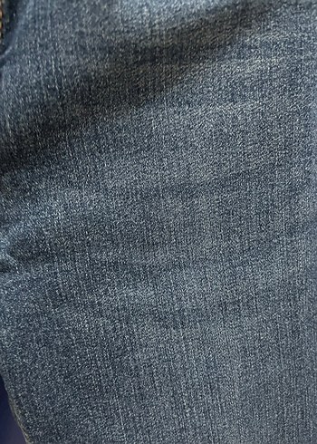 Kadın Lacivert Normal Boy Denim Pantolon Likralı - Görsel 4