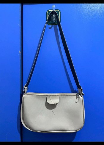 Minimalist Bej Deri Kadın Çanta - Görsel 2