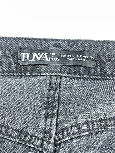 34 Beden siyah Renk PreLoved Jean / Kot %70 İndirimli.