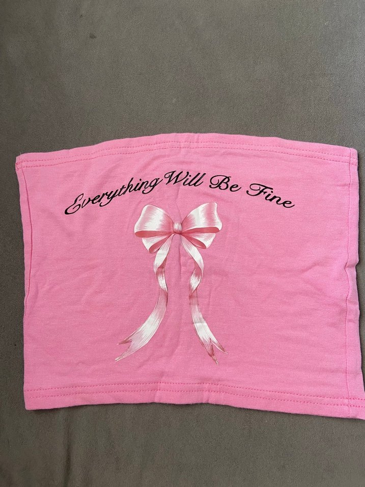 Pembe Straplez Üst - Görsel 2