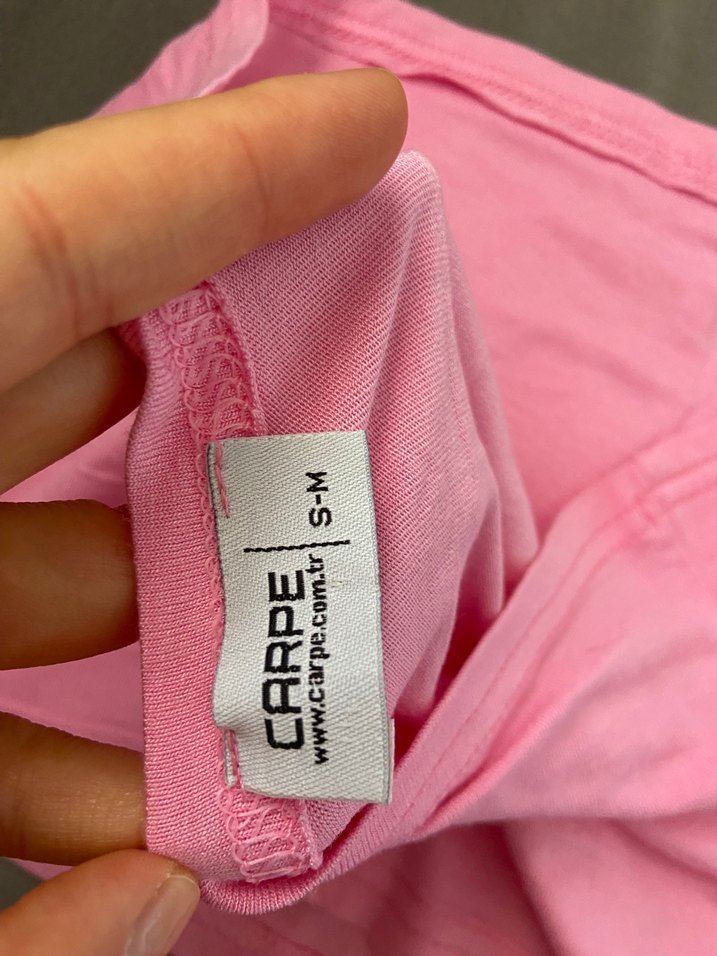 Pembe Straplez Üst - Görsel 4