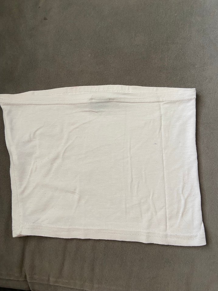 pembe kurdele detaylı straplez top - Görsel 2