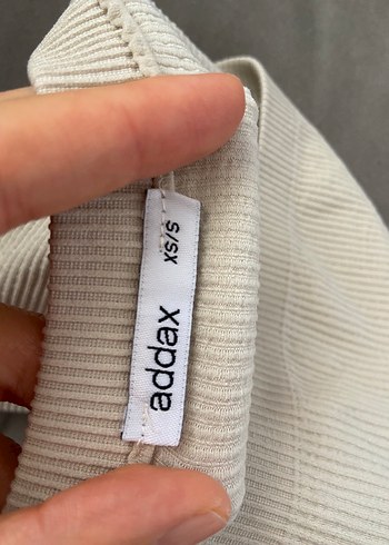 Bej straplez top - Görsel 3