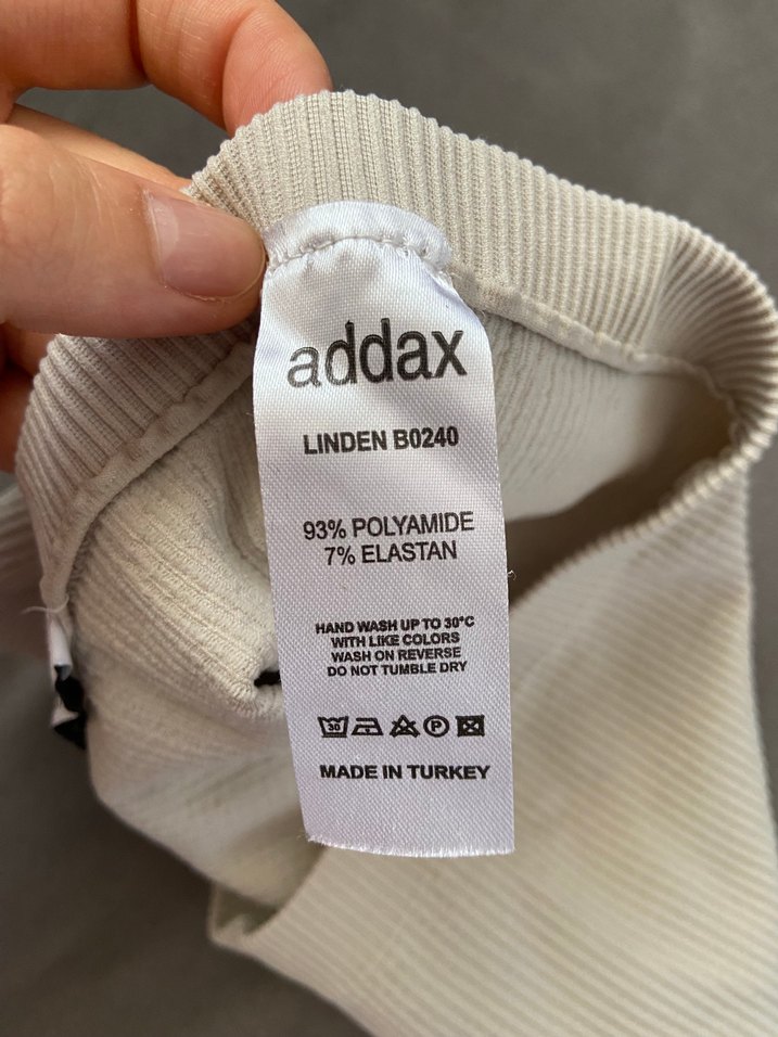 Bej straplez top - Görsel 4