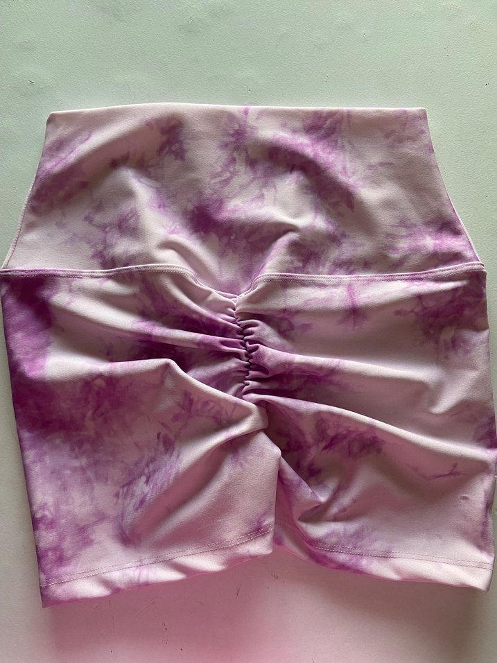 Büzgülü Spor Şort Tayt - Görsel 2