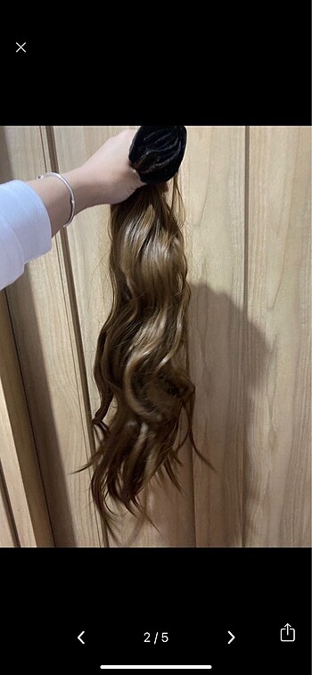 Zara Sentetik çıt çıt kaynak protez saç