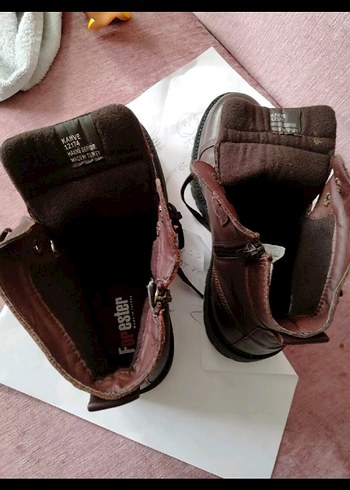 Kahverengi Deri Tokalı Erkek Botları - Görsel 4