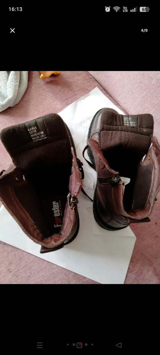 Kahverengi Deri Tokalı Erkek Botları - Görsel 4