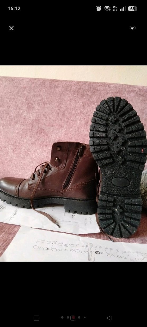 Kahverengi Deri Tokalı Erkek Botları - Görsel 3