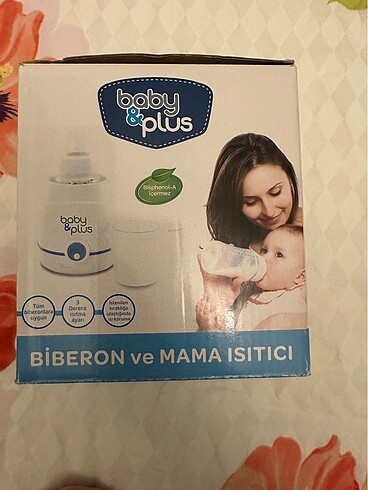  Beden beyaz Renk Baby Plus Biberon ve Mama Isıtıcı