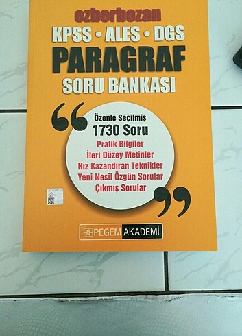 Paragraf soru Bankası