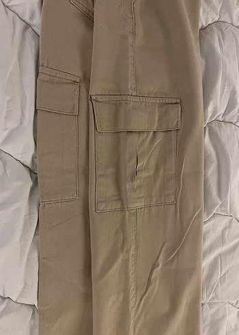 Bej Kadın kargo Pantolon - Görsel 2