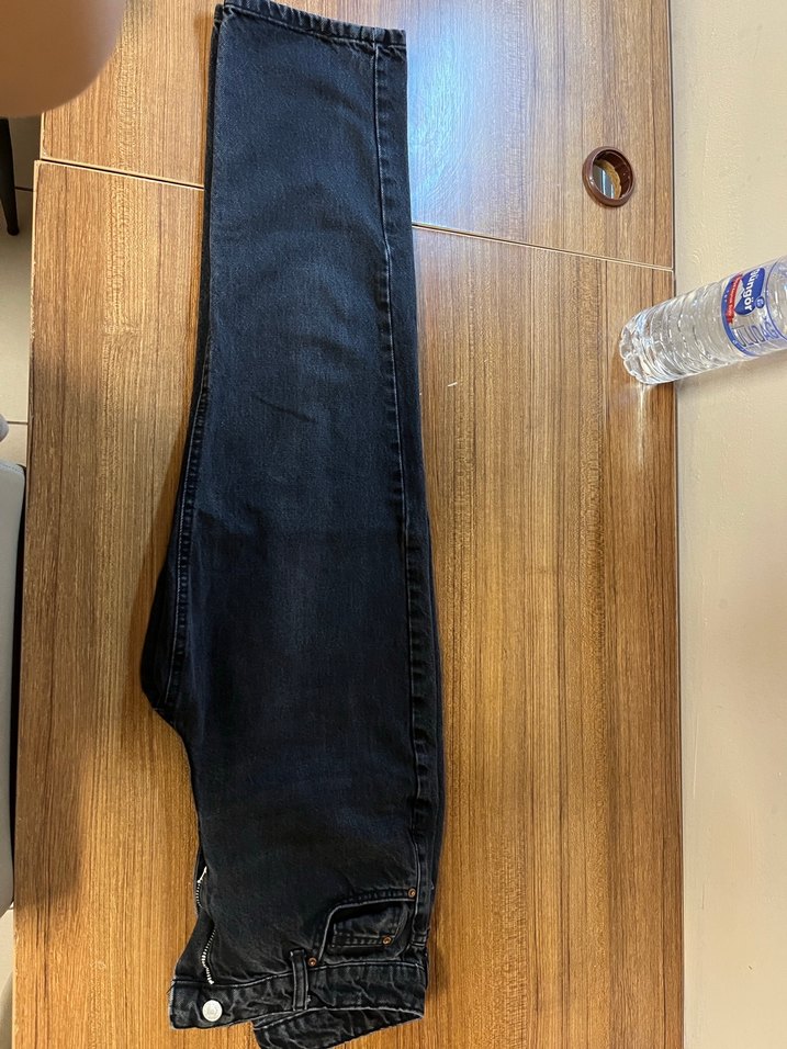 Kadın Siyah Kot Pantolon - Görsel 2